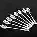 Long Handle Spoon, MCIRCO Stainless Steel Spoon Set Mixing Spoon Ice Cream Spoon Long Spoon Iced Tea Spoon Coffee Spoon Dessert Spoon Milkshake Spoon,Set of 8