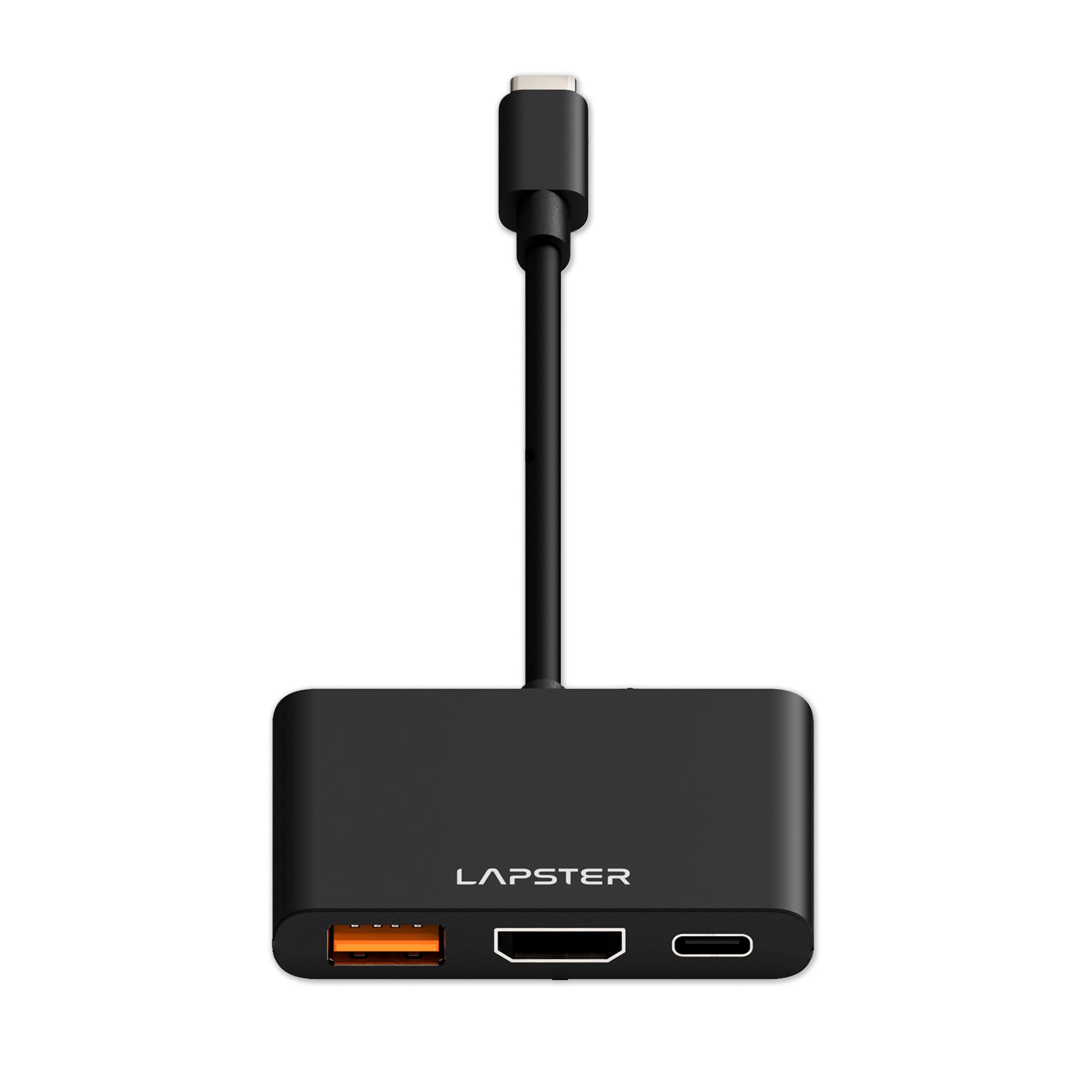 Lapster USB-C Multiport Adapter HDMI Connector (Black)-picture-33