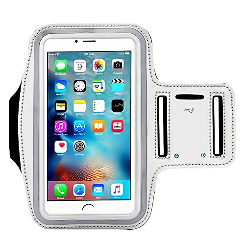 [1 Pack]Premium Water Resistant Sports Armband, Casehq With Key Holder Running For Iphone 7 6 6S Plus,Galaxy S6/S5 S7 Iphone 6S/6 7 Plus(5.5 Inch) With Water Resitant Extra Extension Band #TOP6