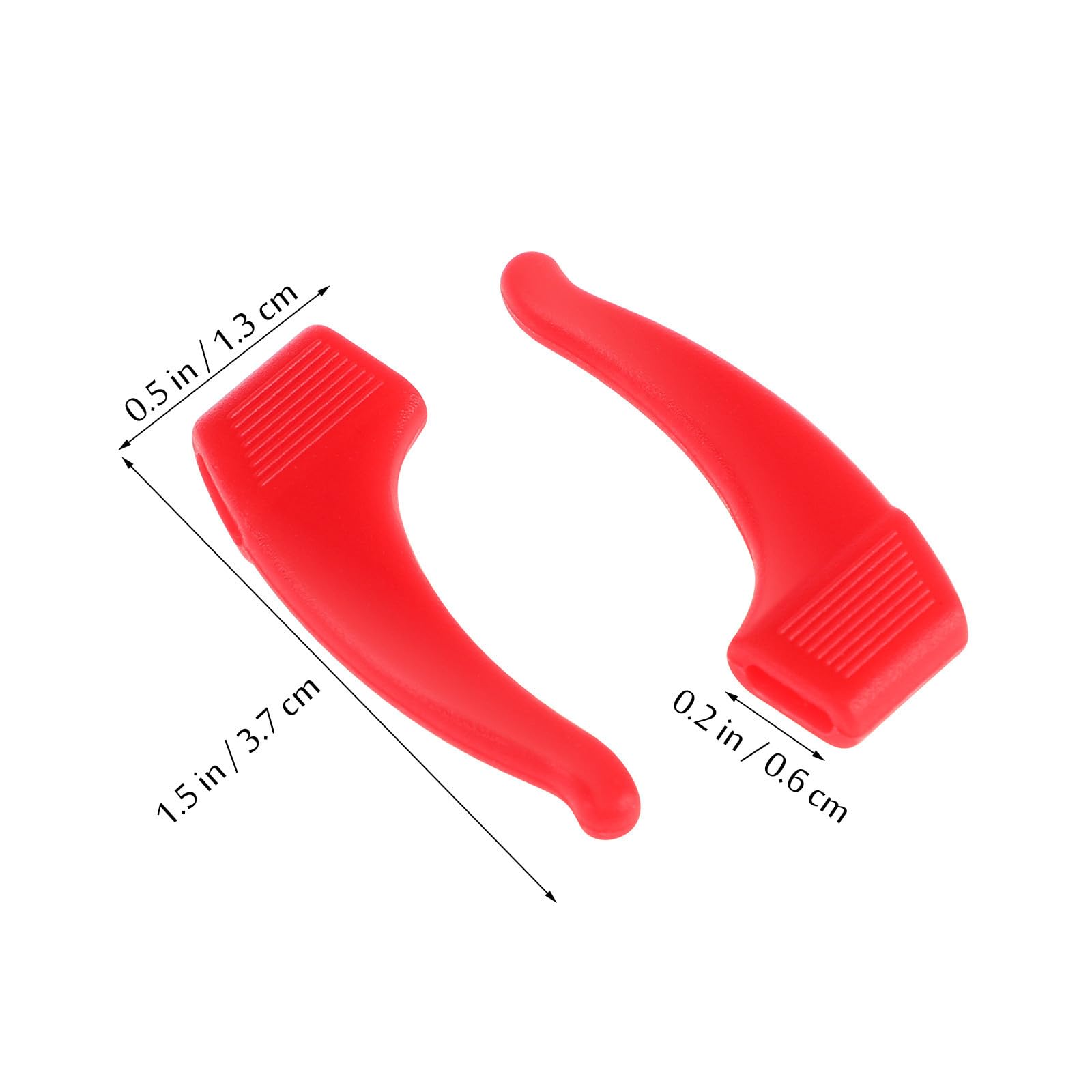 SOLUSTRE Gancho de Silicona Oreja Antideslizante para Gafas, Soporte Saludable que Ajusta Patillas, 12 Pares Adecuado para Escalada y Viajes