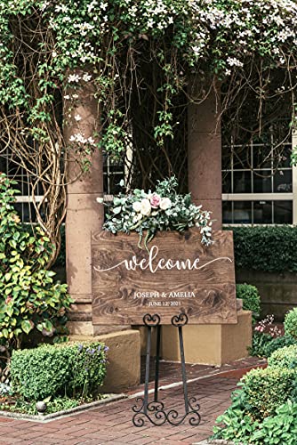 Generic Personalized Wedding Welcome Sign - Wood Wedding Sign thumb #3