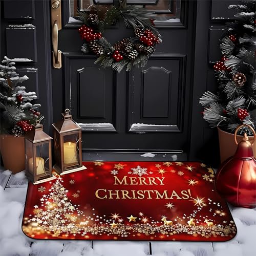 Felpudo decorativo navideño antideslizante