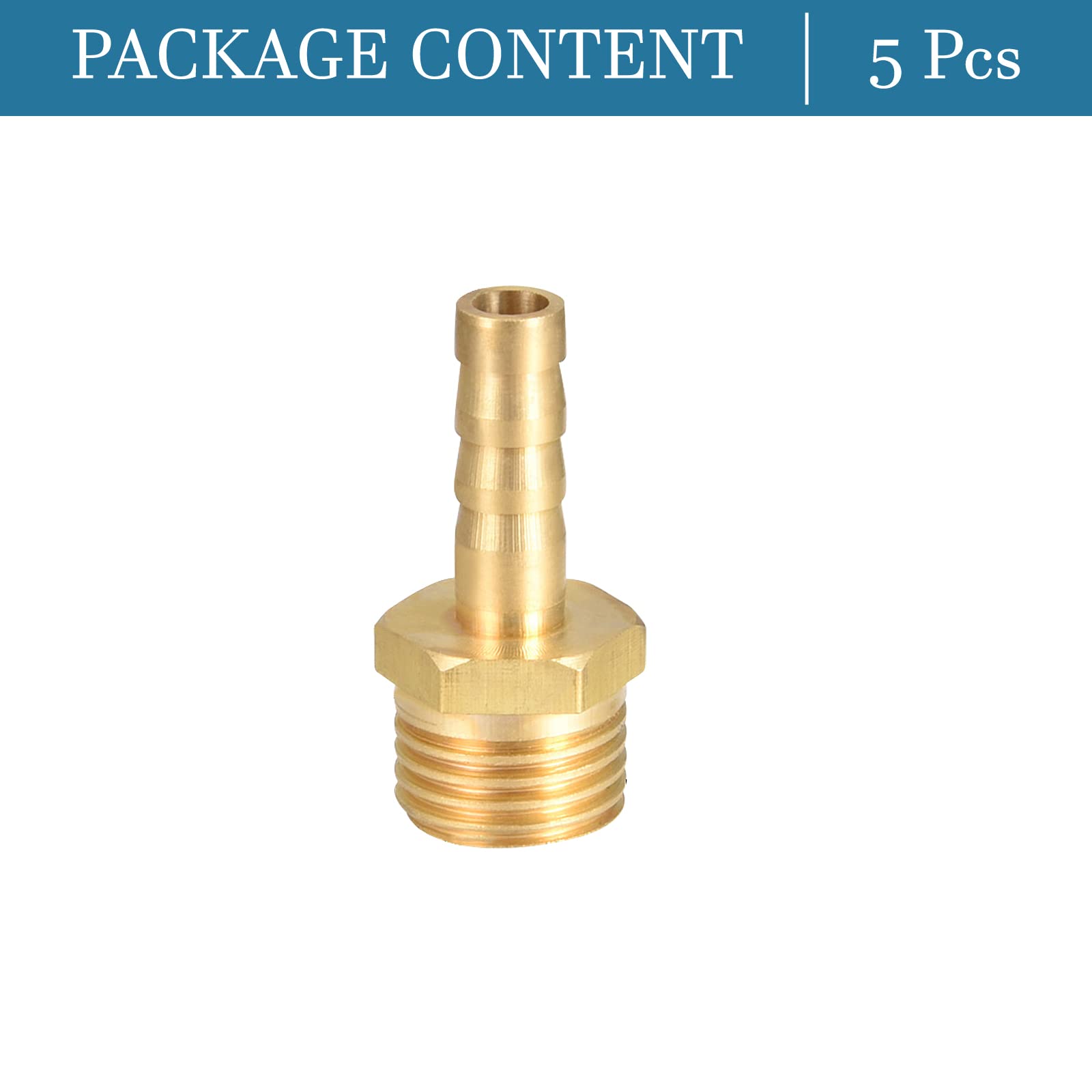 Raccords Pneumatiques Rapides 8mm Vers 6mm - Lot De 4 - Laiton Nickelé - Pour Tuyaux Air Comprimé