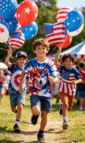 Image of Boys Tie Dye Shirt Size 4-14 Hippies Senior Rainbow Tees T Shirts for Kids | Tees T shirts for Kids
