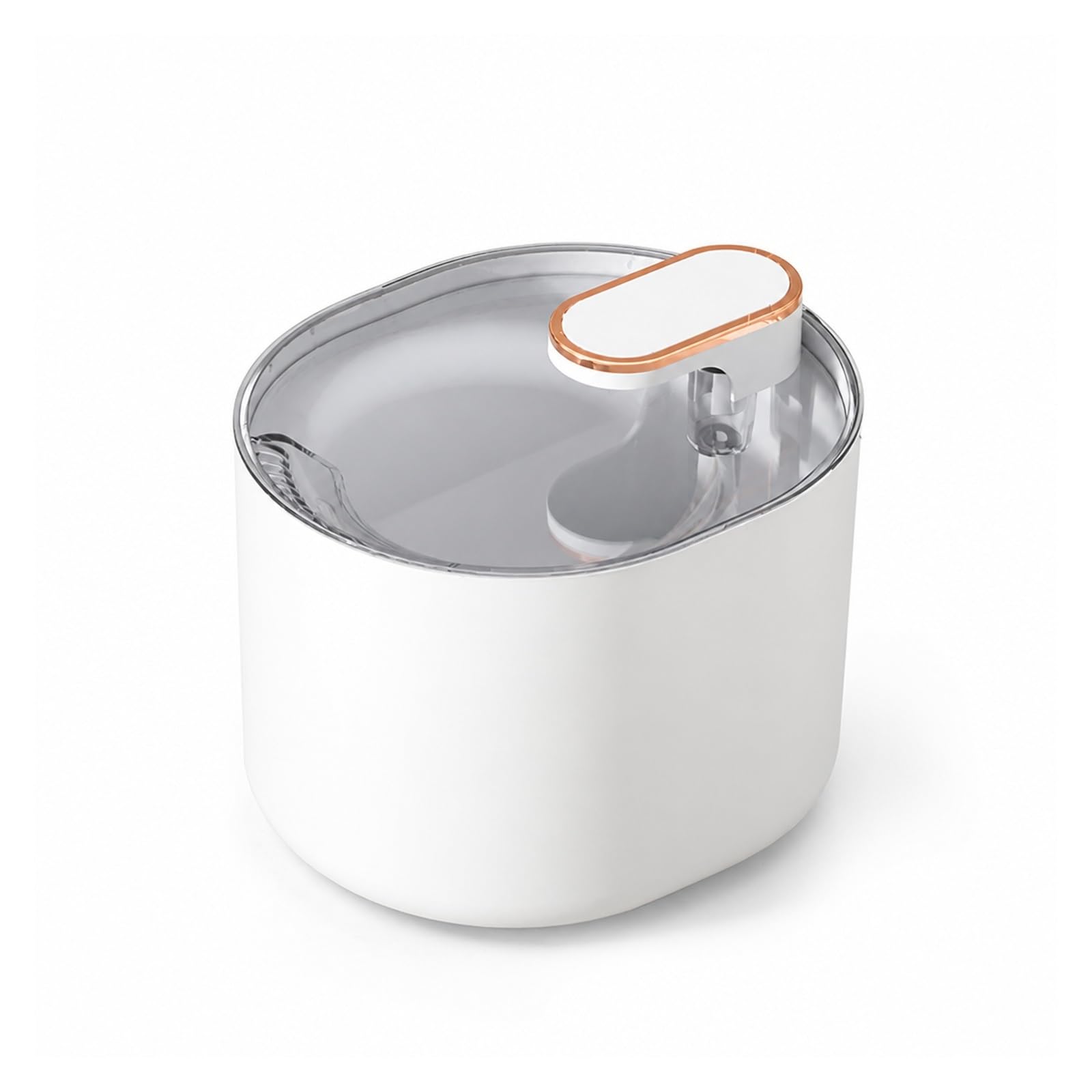 Fuente De Agua para Gatos 3 litros con Sensor Movimiento | Plástico, Luz LED, Ultra Silencioso, Bebedero Mascotas, Dispensador Perros(White)