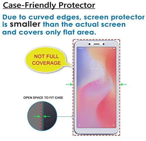 Image of Anti Glare Matte Finish Anti-Fingerprint 9H Ceramic Glass Screen Protector for MI Redmi 6 (Transparent)