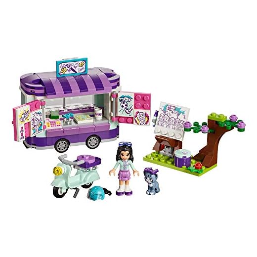 LEGO Friends Emma’s Art Stand 41332 Building Set (210 Pieces)