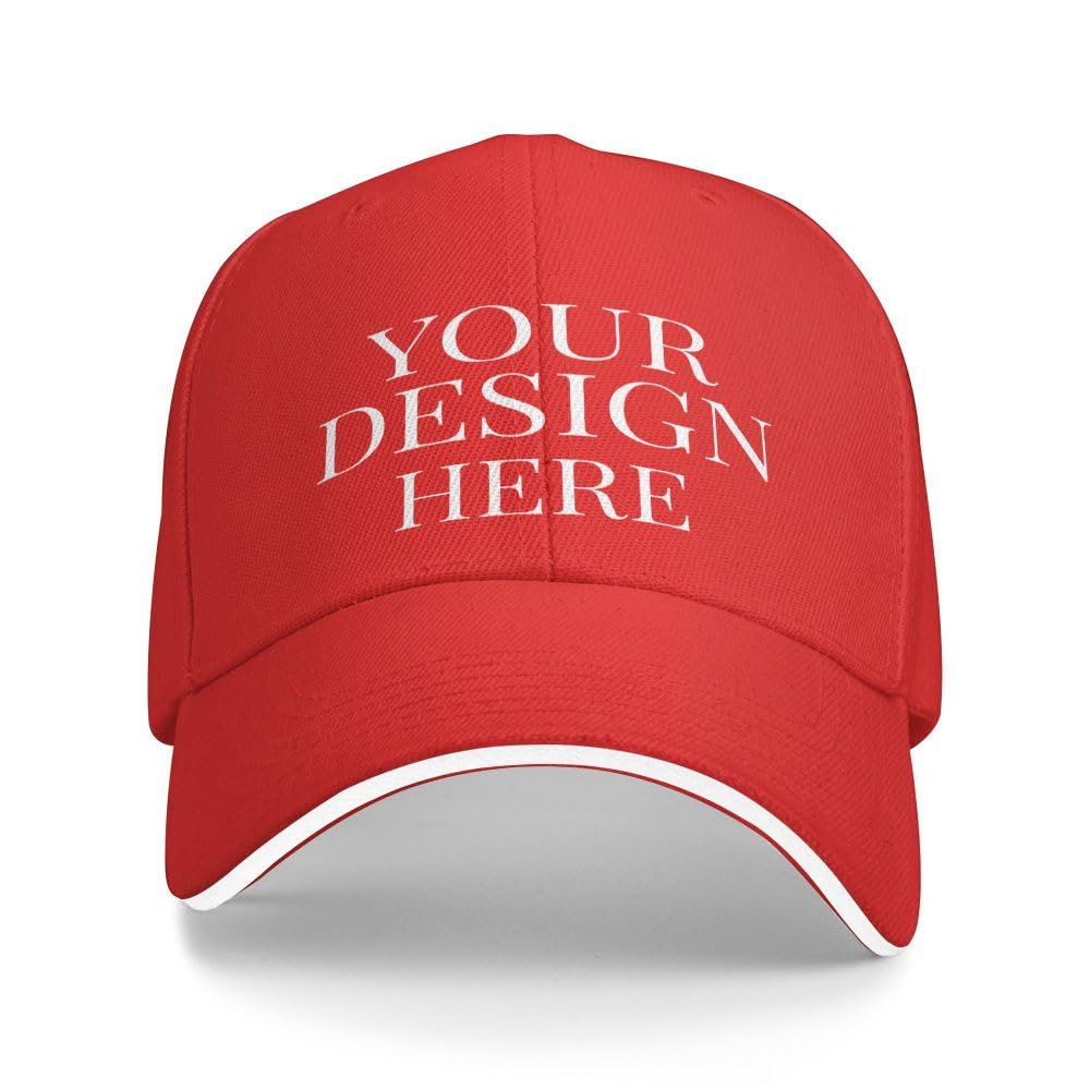 KYZMZ Custom Hats for Men Personalized Trucker Hats Add Your Own Image/Text/Logo Baseball Cap