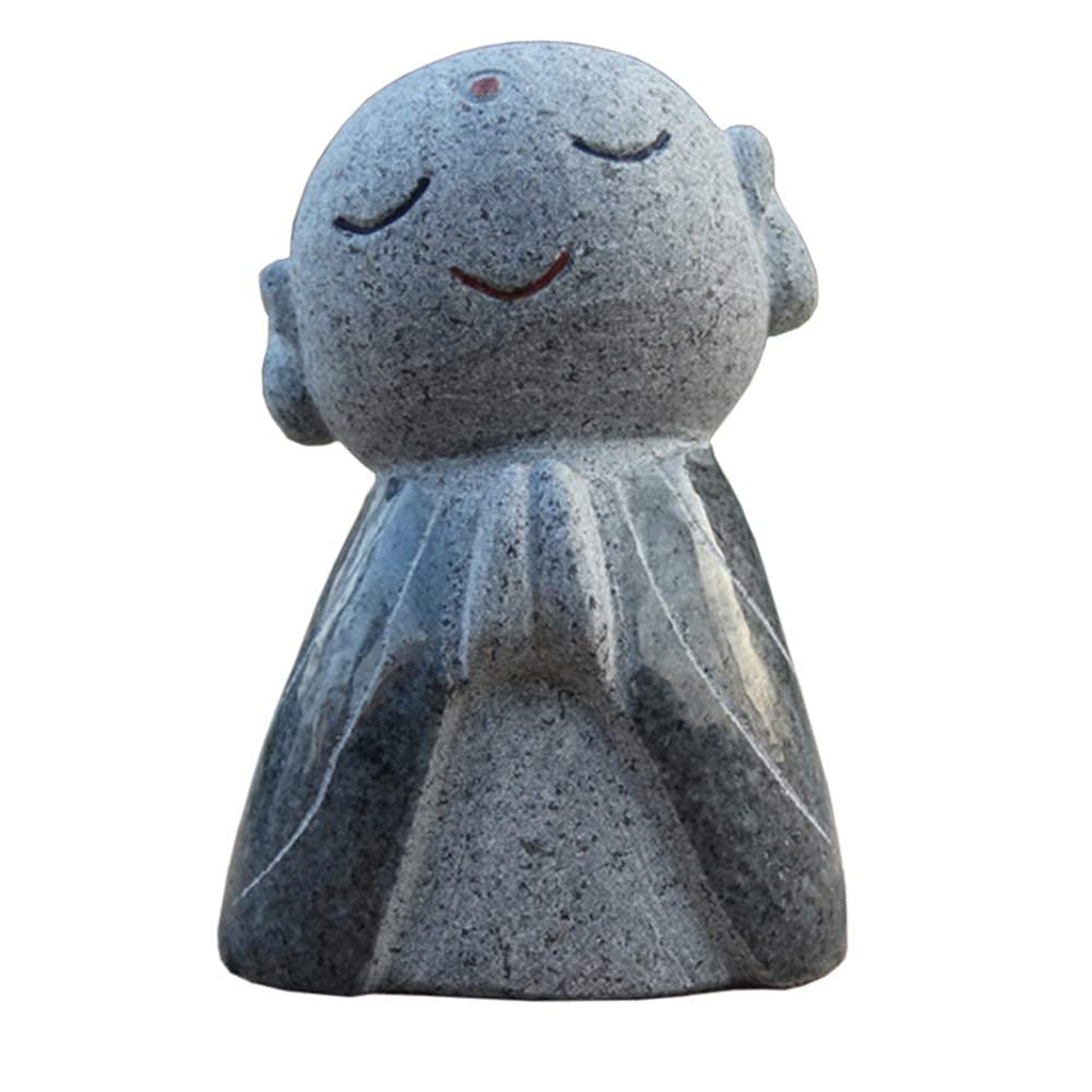 Buy FWEOOFN Jizo Monk Statue, Japanese Happy Jizo Monk Mini Statue Monk