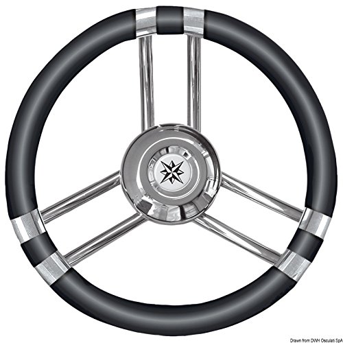 OSCULATI Volante C ixox/Nero 350 mm