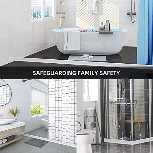 Douchecabineafdichting, zelfklevende douchedrempel badkamer