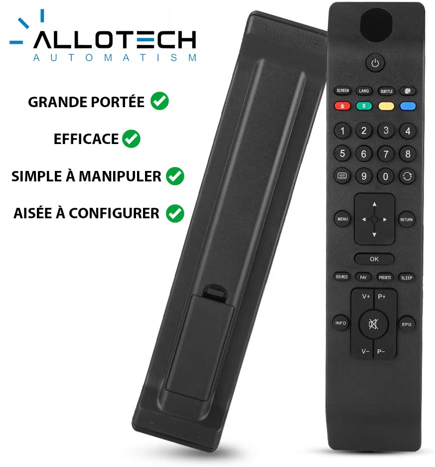 Allotech Remote Control Compatible RC TV 3902 for Sharp LC22D12E LC22LE22E LC32D12E LC40F22E, Techwood, Vestel, Luxor - Image 4