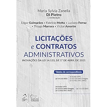 Capa do livro Licitações e Contratos Administrativos - Inovações da Lei 14.133, de 1º de Abril de 2021