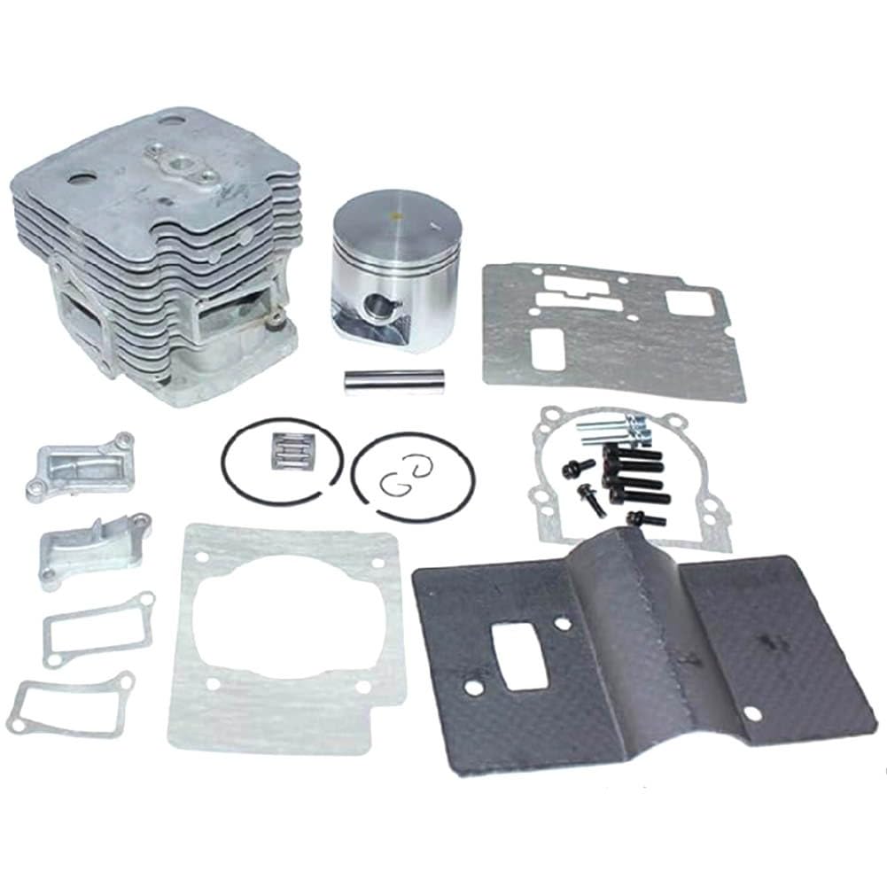 Kit de pistón de cilindro para EBZ8550 y EBZ8550RH para kit de repuesto de cilindro soplador de hojas, compatible con OEM, aluminio mecanizado de precisión