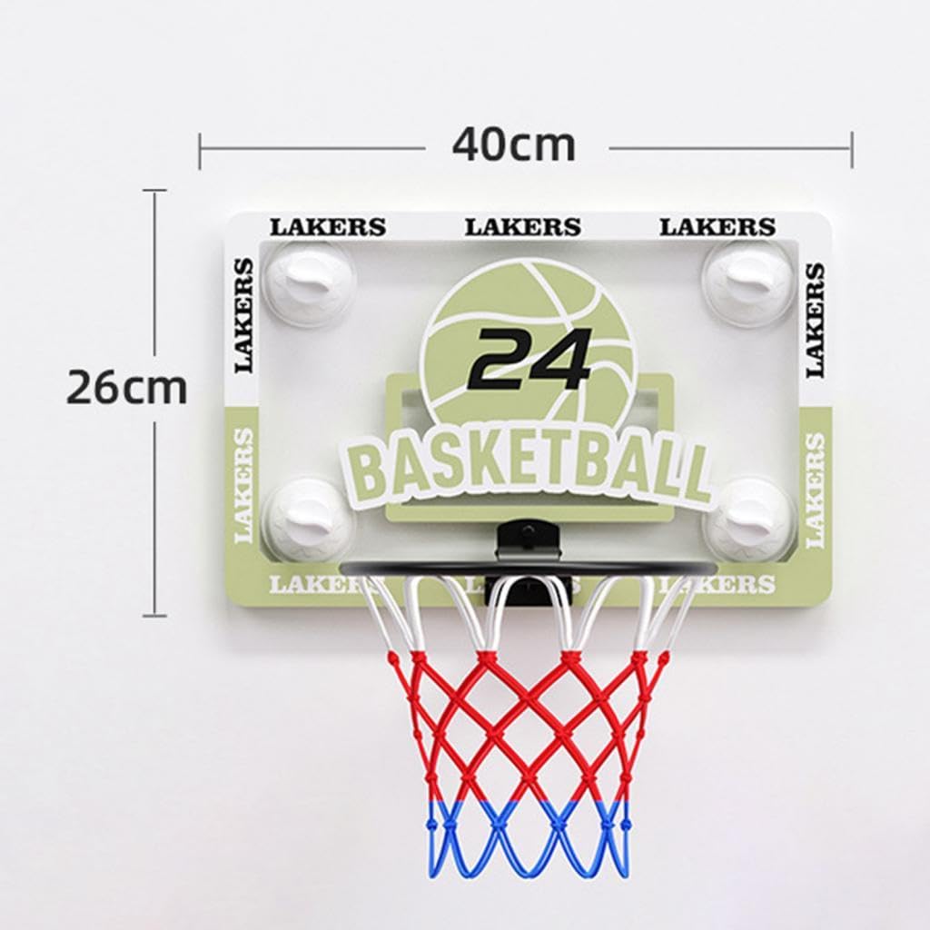 Giochi Da Tabellone per Canestro Da Basket per Interni Attrezzatura di Facile Installazione con Ventosa Montata a Parete per Regali Da Giardino Sopra, non basket, Piccolo