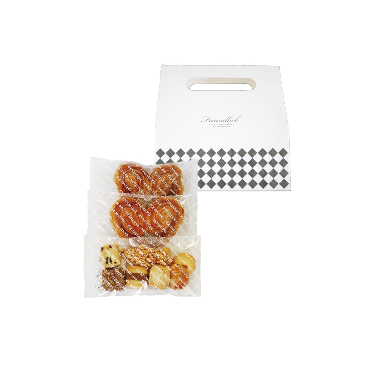Amazon | フロインドリーブ ダブルスイート 焼き菓子詰合せ 中ミミ2枚