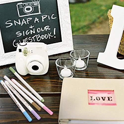 Willilngood Marqueurs Métalliques Feutres 10 Couleurs Métalliques Ecrire sur Toute la Surface,DIY Album, Scrapbooking, Travailler pour la Carte - Image 8
