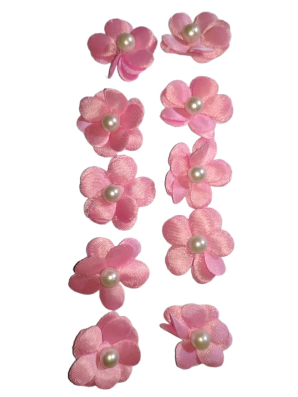 CRPS Craft & Multi Services Artificial Flower 10 Pcs Faux Flower Decoration Wedding Party Supply 1.1 Inch Simulation Pink flower