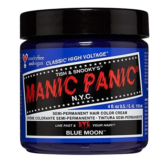 Manic Panic Blue Moon Classic Creme, semipermanente Haarfarbe, 118 ml
