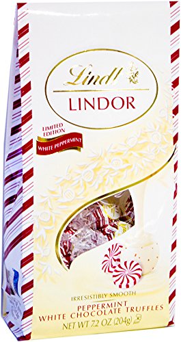 Lindt Lindor Truffle Peppermint White Chocolate & Milk Chocolate Assortment (2 Pack)