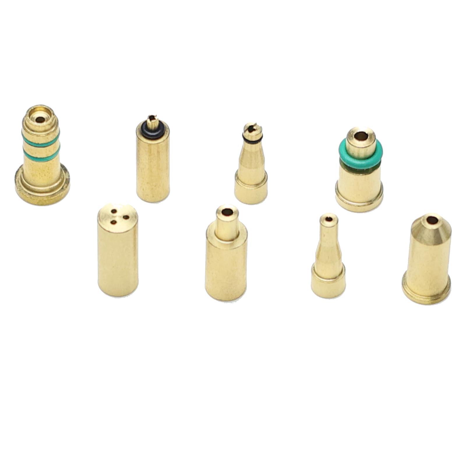 Navrange 8 in 1 Set Replacement Inflatable Nozzles Kit Gas Refill Adapter Lighter Repair DIY Parts for S T Dupont Dunhill Series Lighters