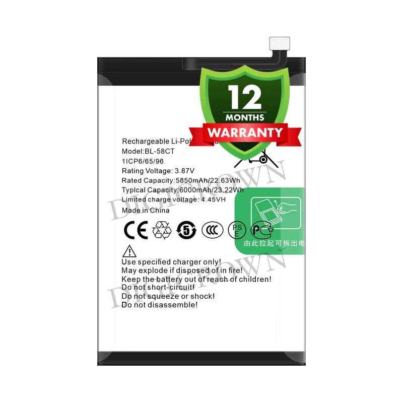 Image of Original BL-58CT Battery Compatible for Tecno Spark 7 | Tecno Spark 7T - (6000mAh) - 1 Year Warranty