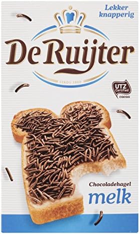 De Ruijter Milk Chocolate Sprinkles | 380gr/12.8oz per Pack | Imported from Holland