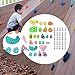 kowaku 25 Pieces Rock Climbing Holds Wall Grips for Kids Adult Rock Wall Holds Climbing Rocks for Exercise Gym Playground Anti Slip