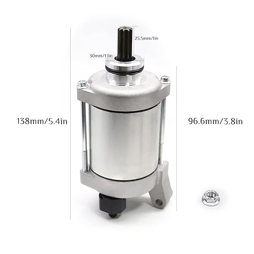 Miniatura 5 de Motor de repuesto de arranque eléctrico para motocicleta compatible con Honda CRF230 CRF230F CRF 230 230F 2008-2017, CRF230L 2008-2009, CRF230M 2009