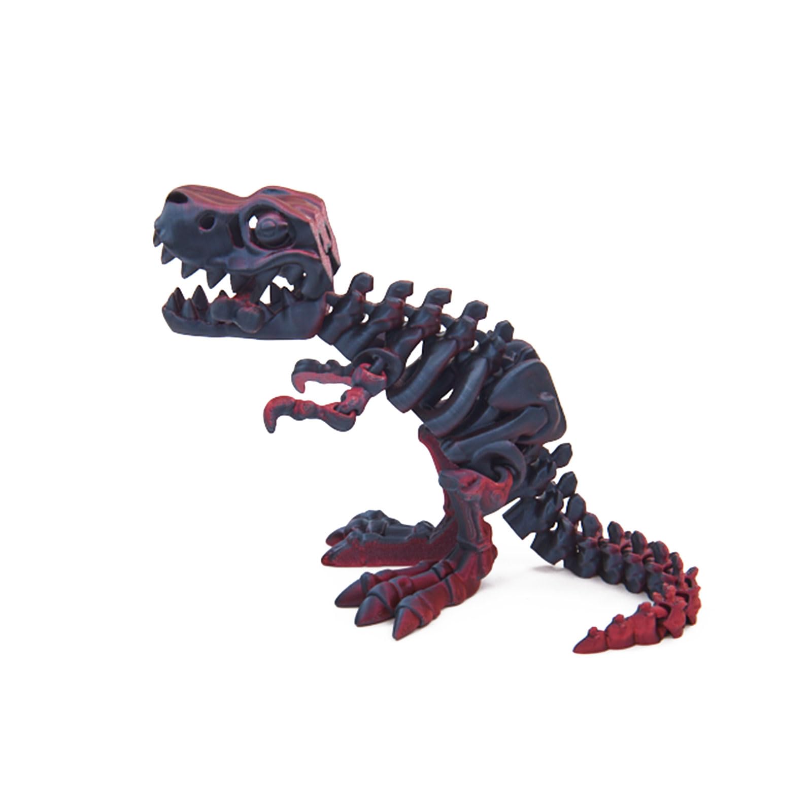 Amazon.com: EXQDYNM 3D Printed Dinosaur with Bone Toy,Articulated