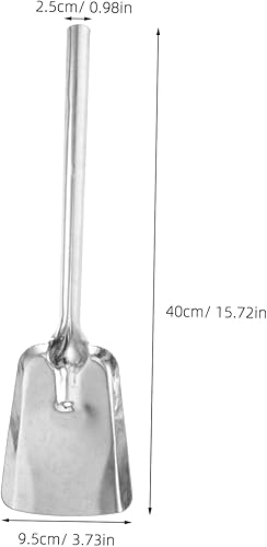 Miniatura 2 de Pala de hollín impermeable de hierro para el hogar, pala para chimenea de cocina, pala multifuncional para carbones, pala gruesa para cenizas