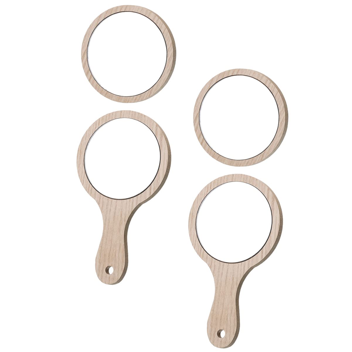 FRCOLOR 12pezzi Specchietti Da Trucco Portatili Di Specchi Tascabili Bifacciali Per Viaggi e Uso Quotidiano Design Elegante e Funzionale Per Ragazze e Professionisti Del Makeup