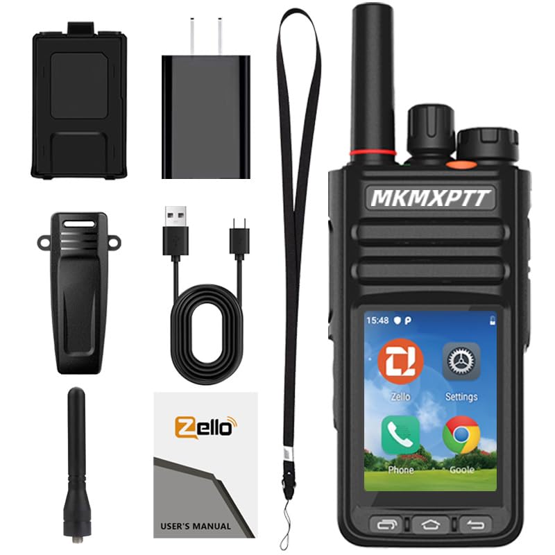 walkie-talkie globale HD, touchscreen TFT da 6,1 cm, Android 9.0, WLAN, Bluetooth, GPS, supporto 2G/3G/4G