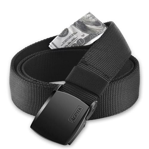 AGPTEK Cinturón de Viaje Negro