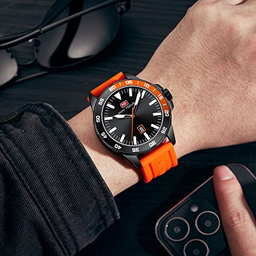 Image of AIMES Mens Watches Chronograph Waterproof Sport Military Watch for Men Analog Quartz Movement Stylish Wrist Watch Elegant Gift Watch for Men