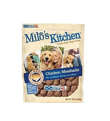 Doaaler(TM) Milo's Kitchen Chicken Meatballs Dog Treats 30 Oz