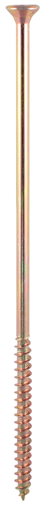 TIMco 80300VYTX TX40 CSK ZYP Velocity Screw 8.0 x 300 - Yellow (Box of 25), Yellow Passivated