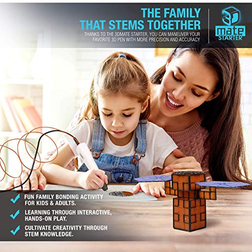 3Dmate 3DM-05-W-STENCILS-MAT 3D Pen Filament With Silicon Design Mat And Compatible Stencils Book thumb #7