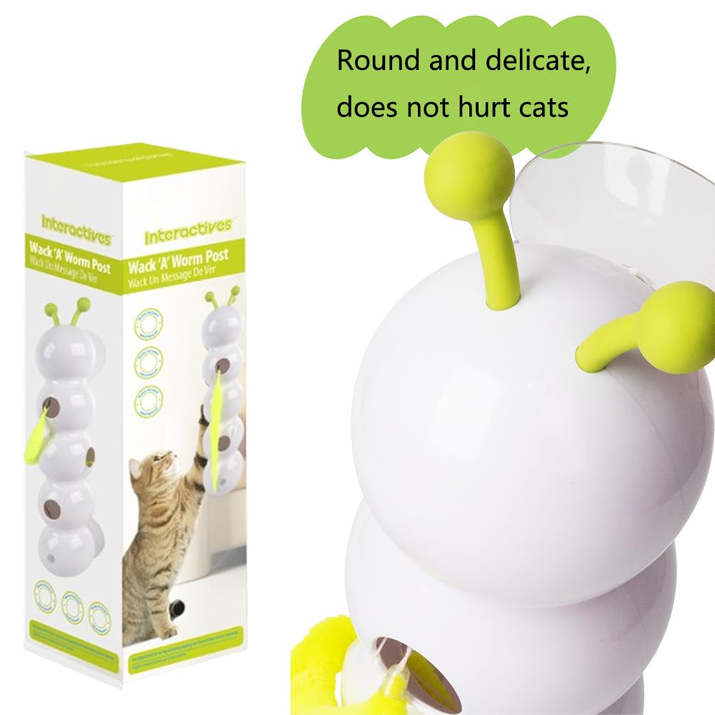 Giocattolo Intelligente Per Gatti WheatThrive - Bruco Automatico Con Sensore E Ricarica USB - Foto 10