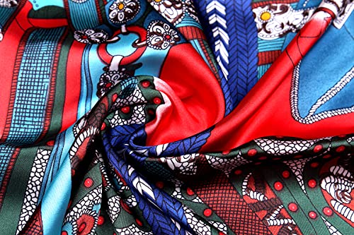 Head Scarf for Women Silk Feeling Hair Scarf Square Neck Satin Scarves Wrap for Sleeping3