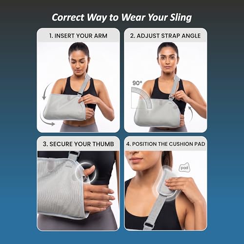 Image of Arm Sling: Breathable support for fracture & dislocation.