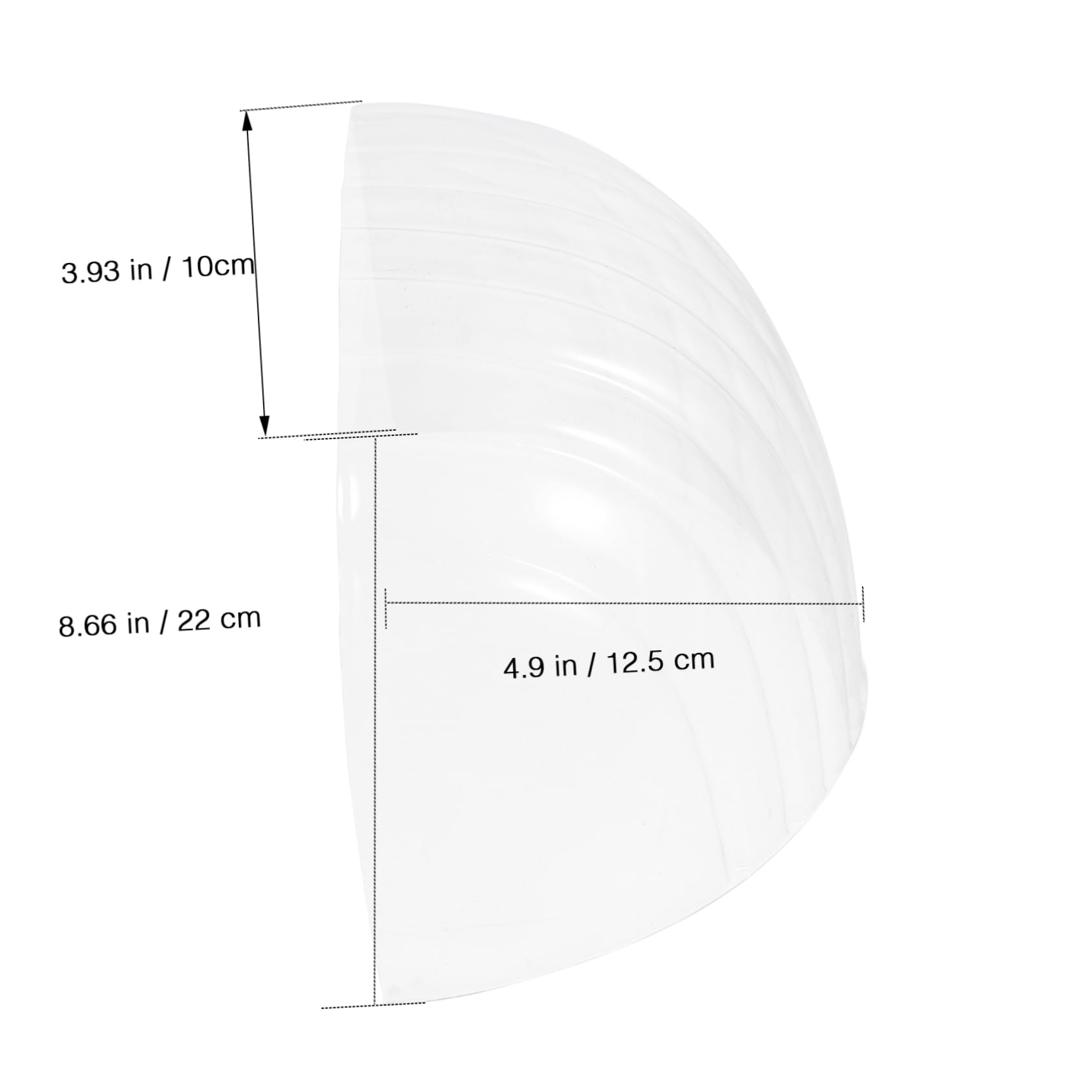 10 Espositori Per Cappelli Da Baseball In Plastica Trasparente - Custodie Protettive Per Collezione O Negozio, 24x16x12cm - Foto 5