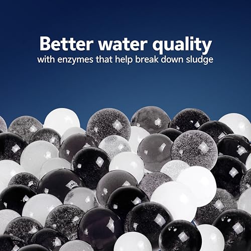 Image of Aqueon Pure Betta Beads, Water Care for Unfiltered Aquariums, Maintains Clear Water and Helps Breakdown Organic Sludge, Black & White (Pack of 2)