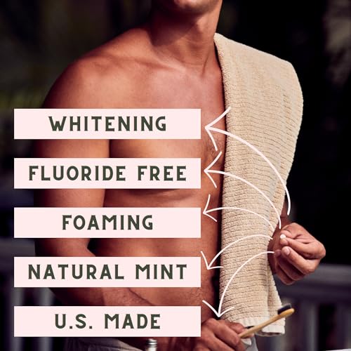 120-Whitening-Toothpaste-Tablets-2-60-Count-Glass-Jar-Value-Bundle-US-Made-Natural-Mint-Flavor-Fluoride-Free-with-Hydroxyapatite-TSA-Compliant-Foam-Instead-of-Fizz