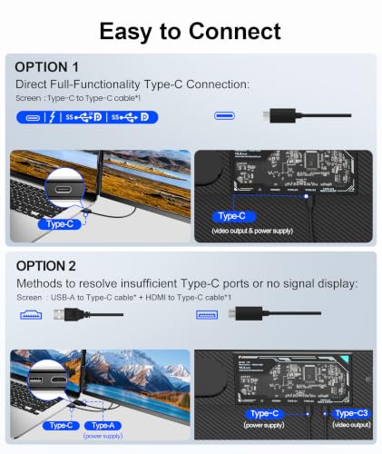 Image of ZUMWALT 15.6 inch Laptop Screen Extender, 1080P FHD Detachable Monitor Extender