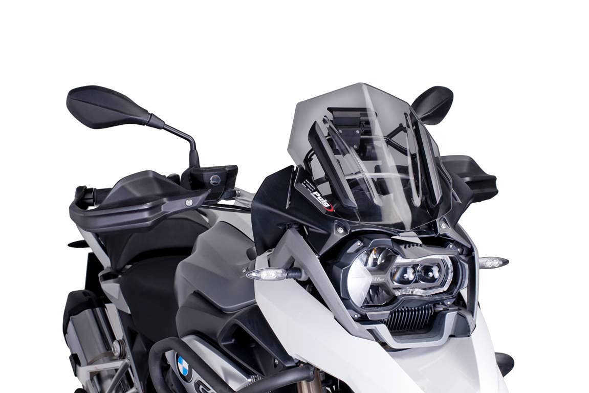 Puig Dark Smoke Sport Screen BMW R1250 GS Triple Black 2021-2023