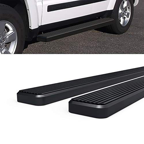 Estribos APS 5 pulg Negro Mate Jeep Liberty 2008-2013 miniatura 6