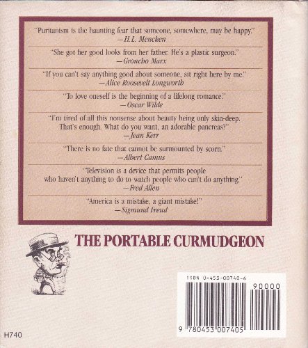 The Portable Curmudgeon 0453007406 Book Cover
