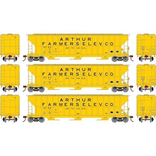 Athearn HO RTR FMC 4700 Covered Hopper AFEX 3 ATH81579 HO Rolling Stock