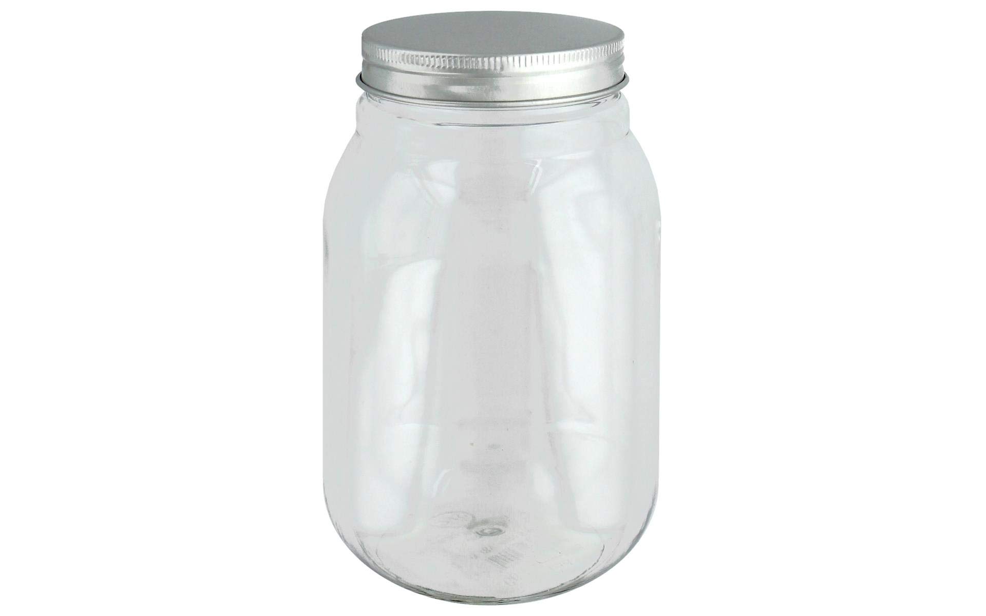SPC Plastic Jar W/Lid 3.25x5"
